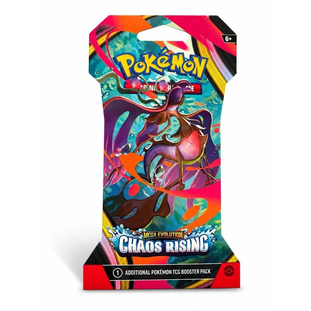 Pokemon TCG Chaos Rising Sleeved Booster Pack Lot of 6 Sealed In Hand‎ Fast Ship